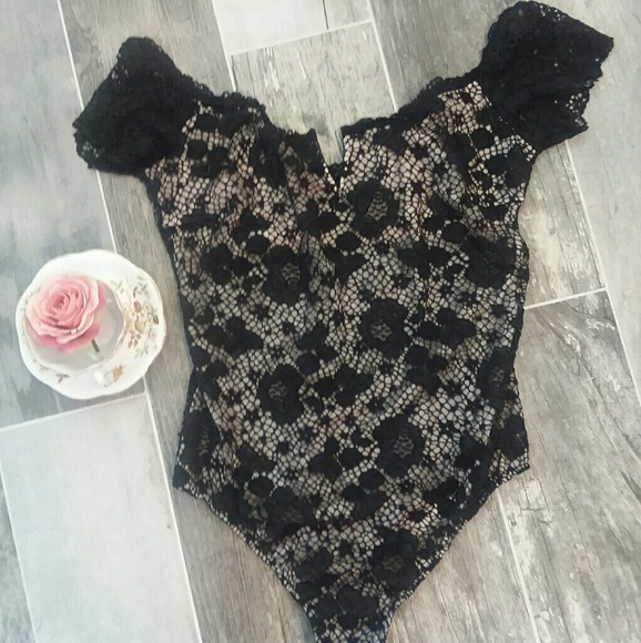 Victoria's Secret Other - Black lace Victoria's Secret bodysuit 037
